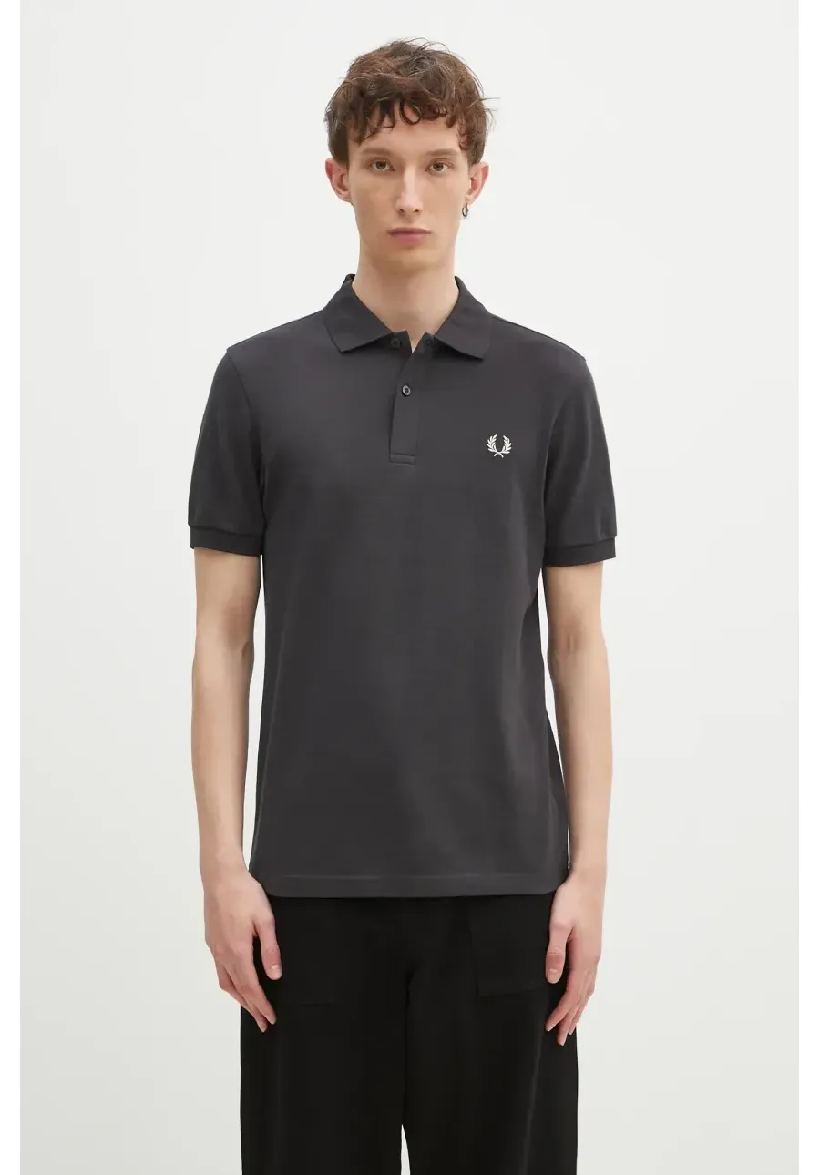 obrazek 1 Fred Perry polo męski kolor szary z aplikacją M6000.V56