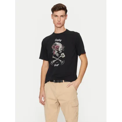 Zdjęcie REPLAY T-Shirt M6954 .000.23740P Czarny Regular Fit