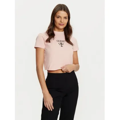 Zdjęcie Guess T-Shirt V4YI20 KCDH1 Różowy Boxy Fit