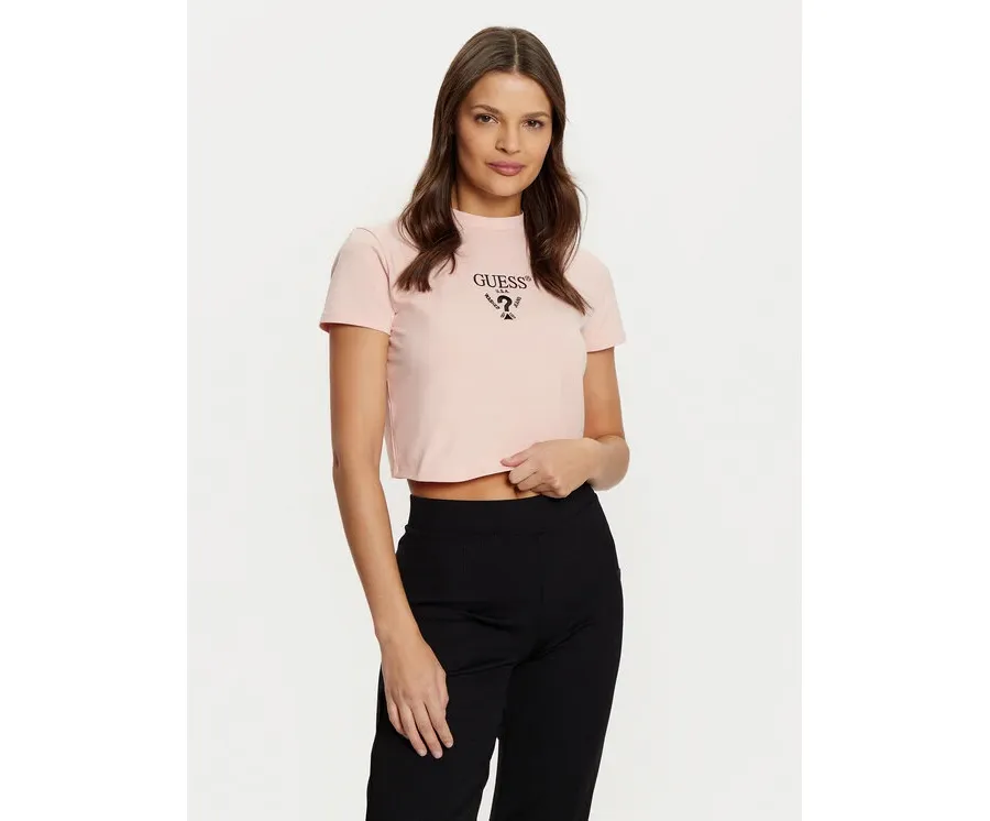 obrazek 1 Guess T-Shirt V4YI20 KCDH1 Różowy Boxy Fit