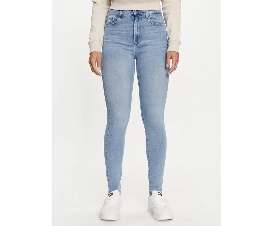 obrazek 1 Tommy Jeans Jeansy Sylvia DW0DW19268 Niebieski Skinny Fit