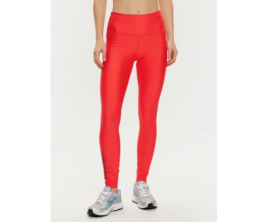 obrazek 1 Under Armour Legginsy UA Tech™ 1386408 Bordowy Slim Fit