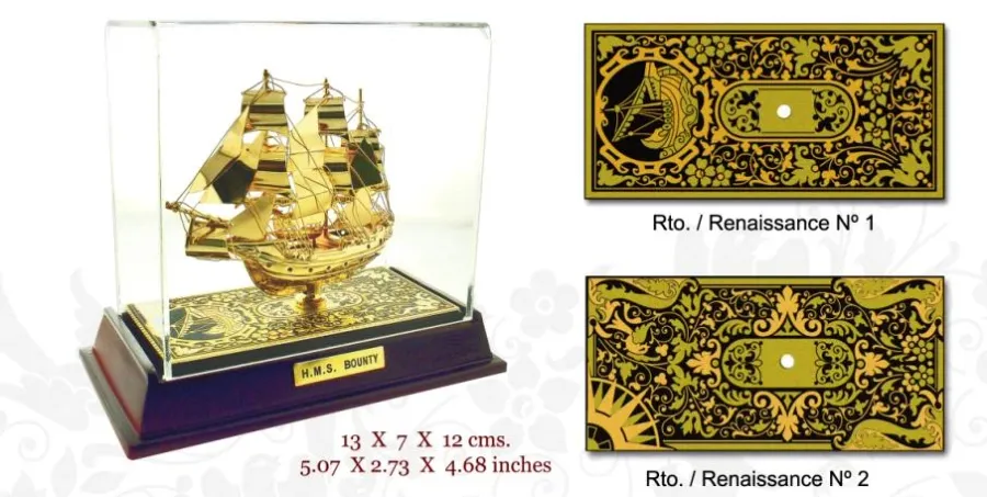 obrazek 2 Unikatowy statek HMS Bounty na biurko