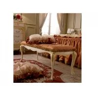 Zdjęcie Wyjątkowa włoska barokowa ławka do sypialni