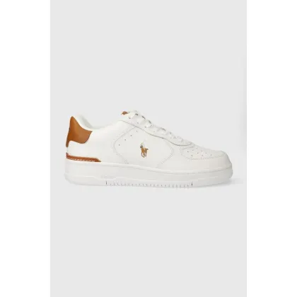 Zdjęcie Polo Ralph Lauren sneakersy skórzane Masters Crt kolor biały 809923071002