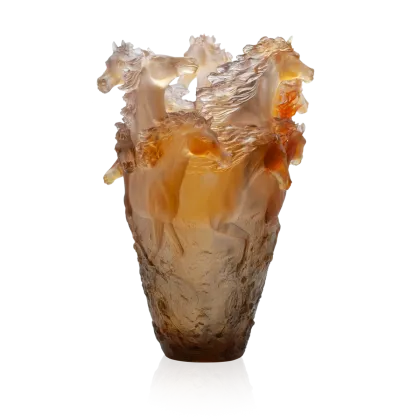 Zdjęcie Brązowy szkliwiony wazon Cavalcade Magnum