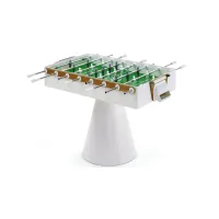 Picture Original, Unusual, Elegant One-Leg Foosball Table, White - FAS