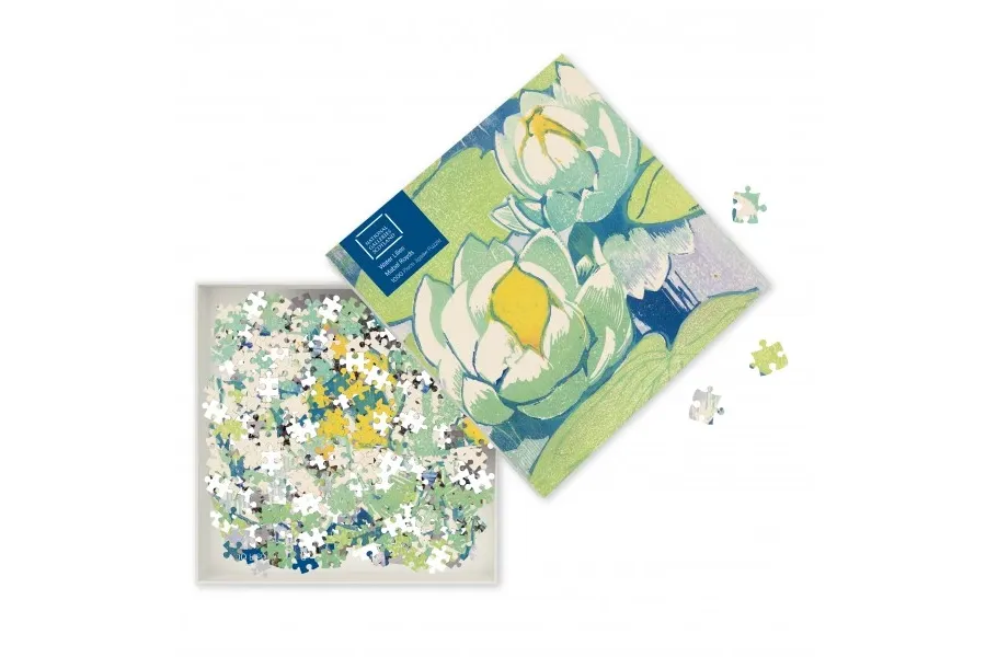 obrazek 2 Puzzle dla dorosłych NGS: Mabel Royds - Lilie wodne - Flame Tree Publishing
