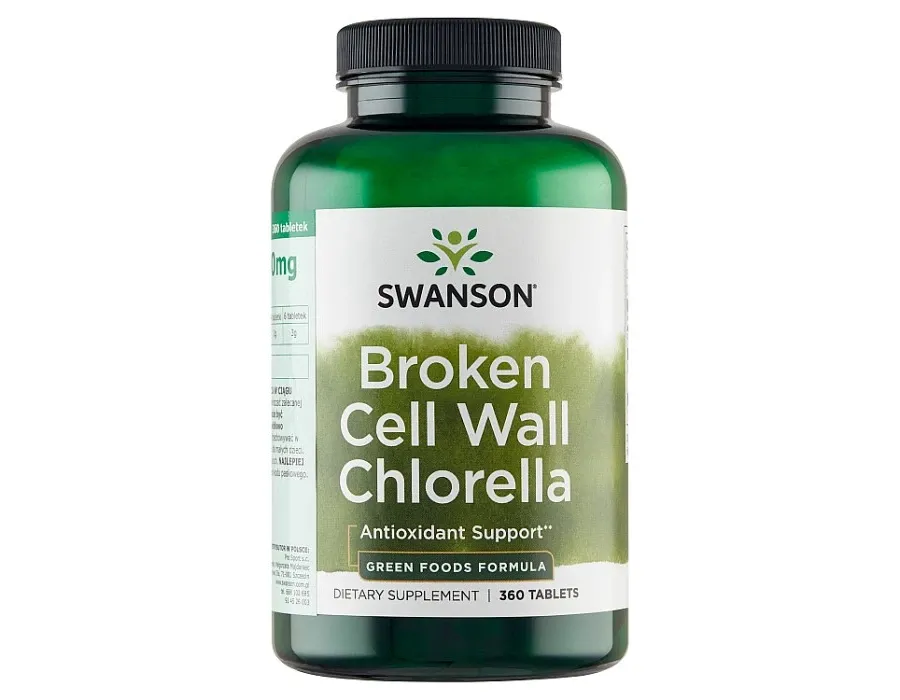 obrazek 1 Swanson Chlorella 500 mg Tabletki