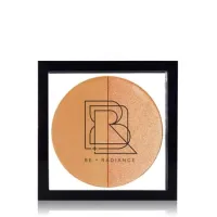 Zdjęcie BE + RADIANCE Set + Glow Probiotic Powder + Highlighter Paleta rozświetlaczy 10 g N°33
