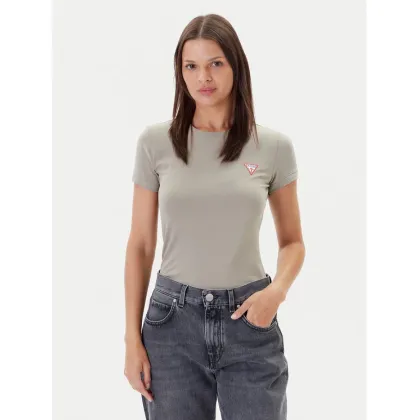 Zdjęcie Guess T-Shirt W2YI44 J1314 Khaki Regular Fit