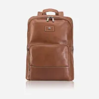 Picture A unique brown backpack made of natural leather