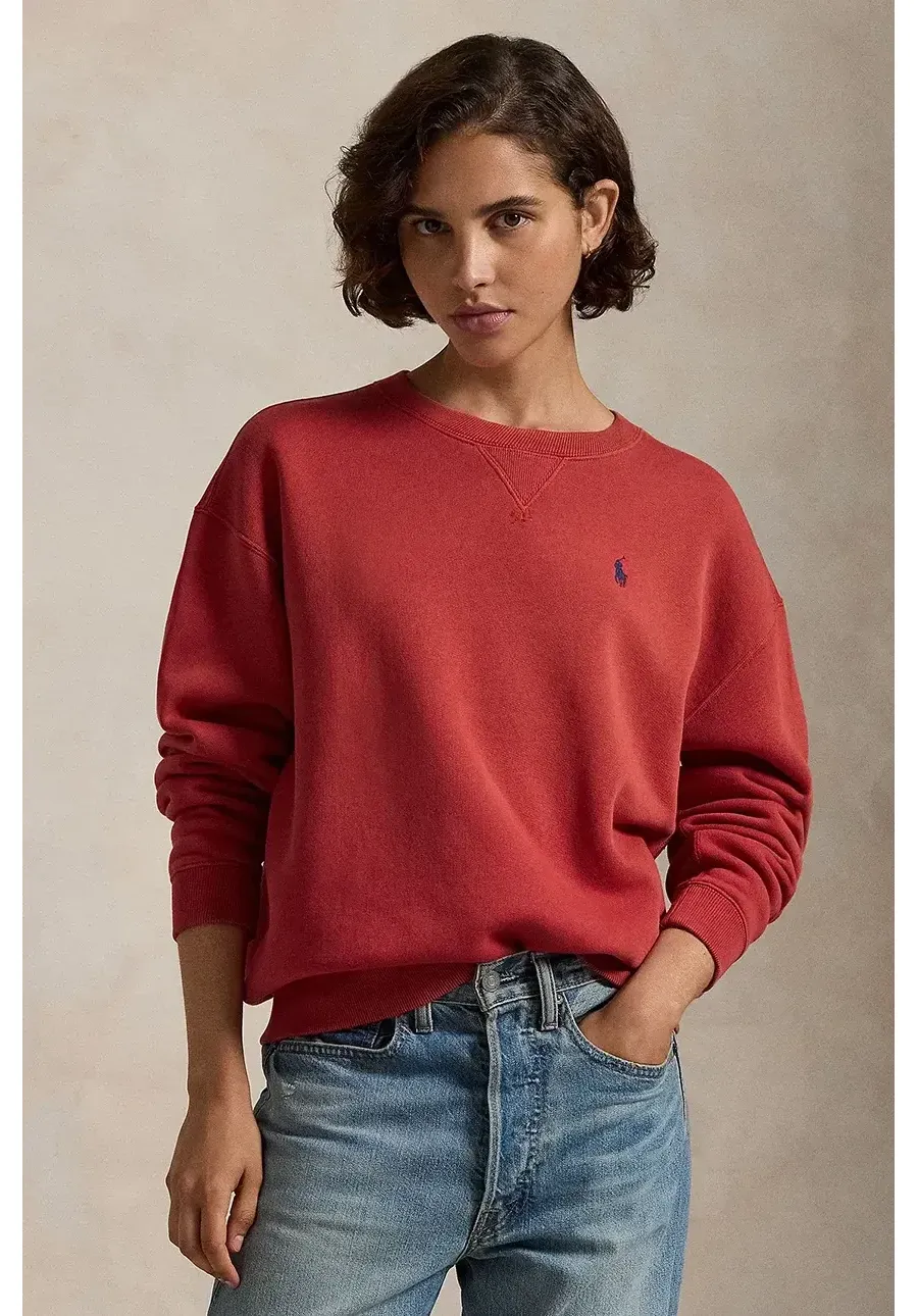 obrazek 1 Polo Ralph Lauren bluza damska kolor czerwony gładka 211943006