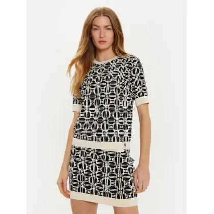 Zdjęcie Elisabetta Franchi Sweter MK-19B-47E2-V250 Czarny Regular Fit