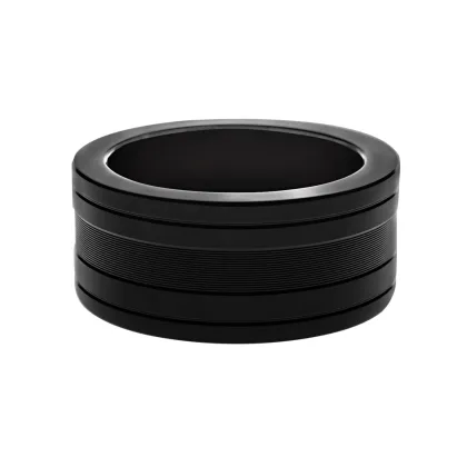 Zdjęcie Czarna podstawka pod butelkę z winem Vinyl wykonana ze szkła – Vista Alegre