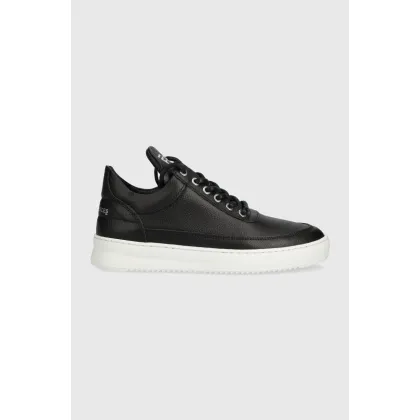 Zdjęcie Filling Pieces sneakersy skórzane Low Top Crumbs kolor czarny 10127541861