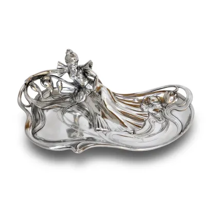 Zdjęcie Niezwykła secesyjna taca na biżuterię