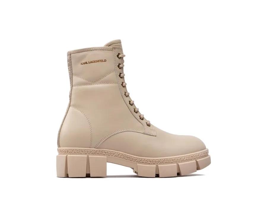 obrazek 1 KARL LAGERFELD Botki KL43250 Beżowy