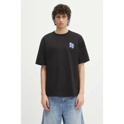 Zdjęcie Ader Error t-shirt Apparel-Top męski kolor czarny z nadrukiem BN42FYTS0104BK