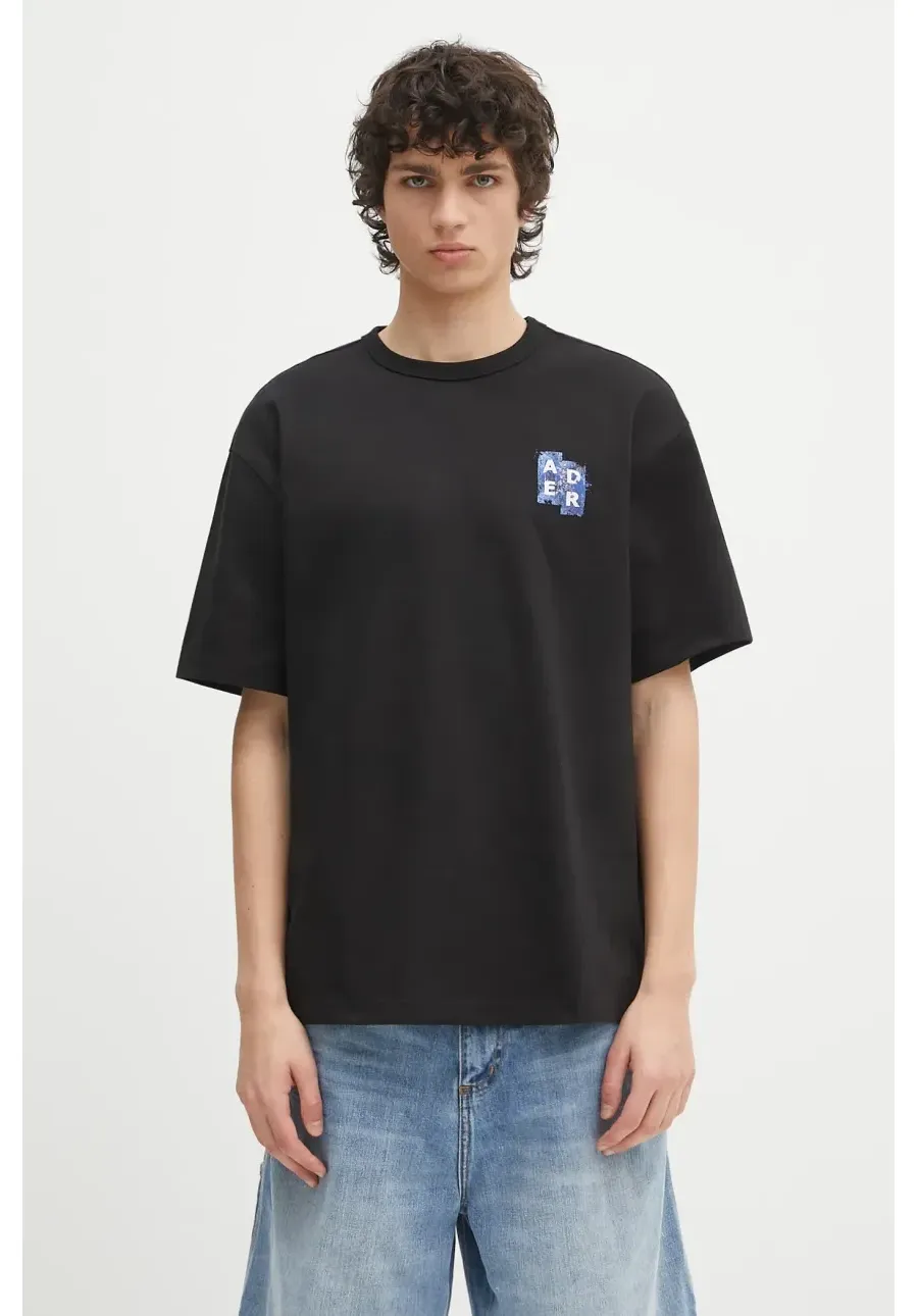 obrazek 1 Ader Error t-shirt Apparel-Top męski kolor czarny z nadrukiem BN42FYTS0104BK