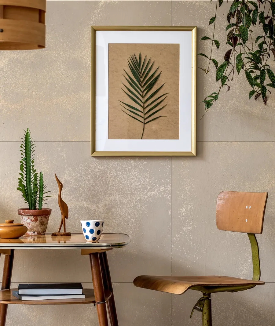 obrazek 1 100x50 cm DS - (cappuccino, złote kruszywo) - płyta beton architektoniczny ultralekka