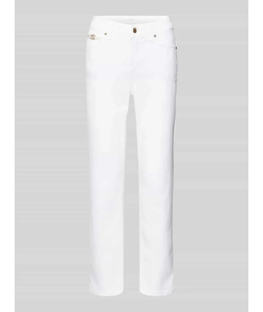obrazek 1 Jeansy o kroju slim fit z aplikacją z logo model ‘PIPER’