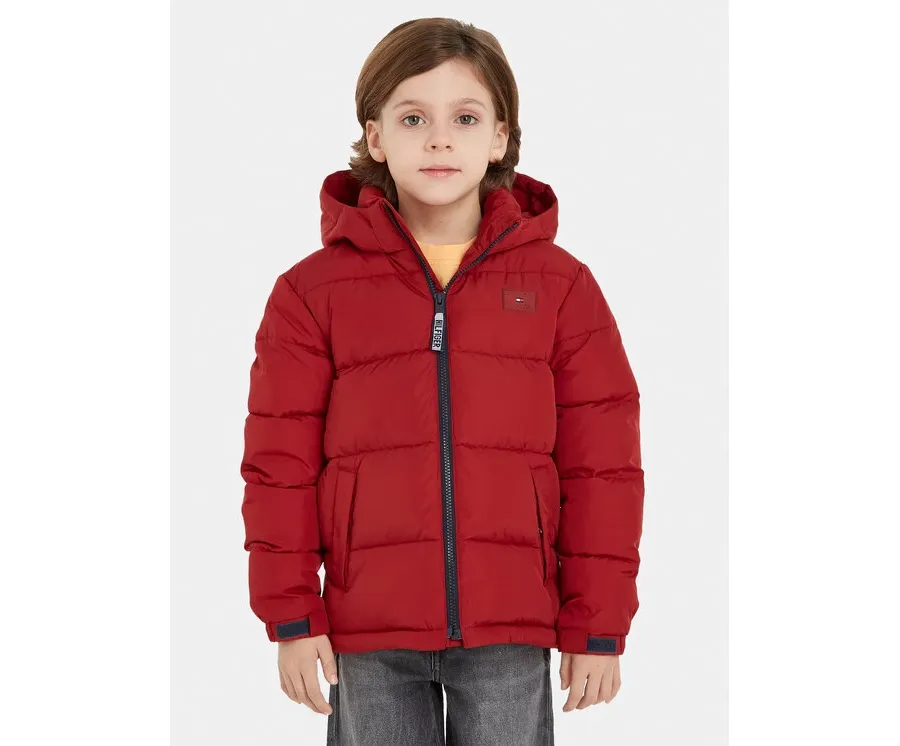 obrazek 1 Tommy Hilfiger Kurtka zimowa Alaska KS0KS00402 D Bordowy Regular Fit