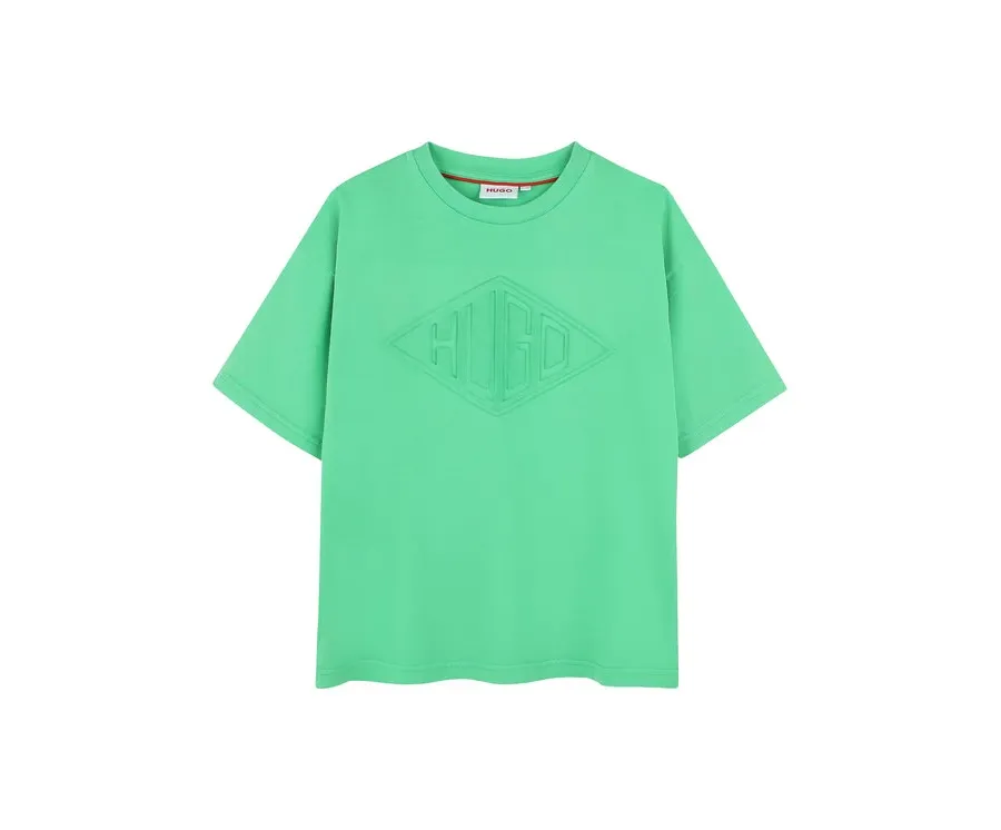 obrazek 1 HUGO T-Shirt G00337 D Zielony Regular Fit