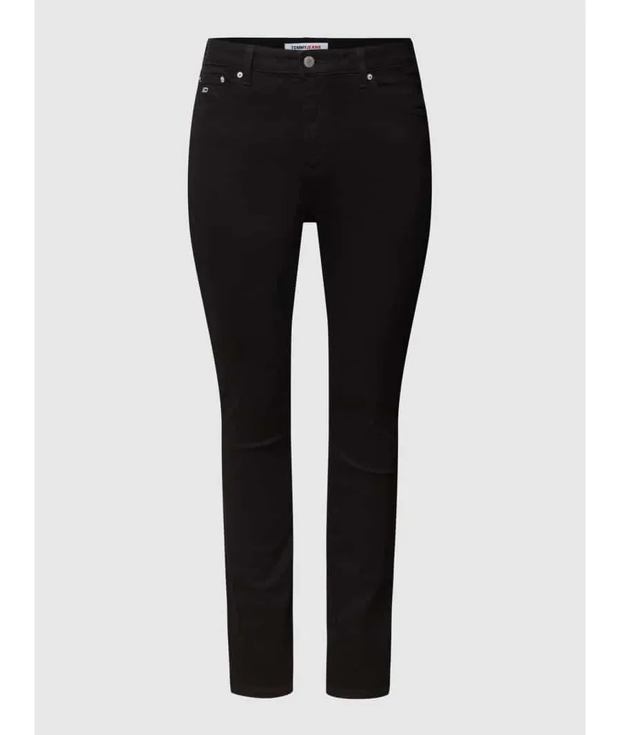 obrazek 1 Jeansy PLUS SIZE z naszywką z logo model ‘MELANY’