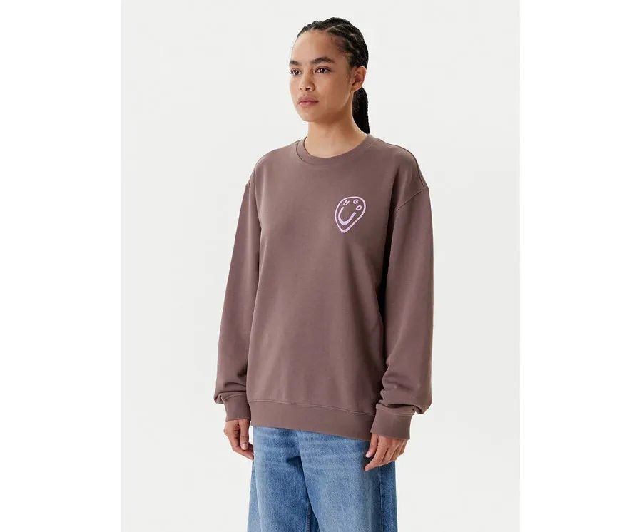 obrazek 1 HUGO Bluza 50545052 Brązowy Oversize