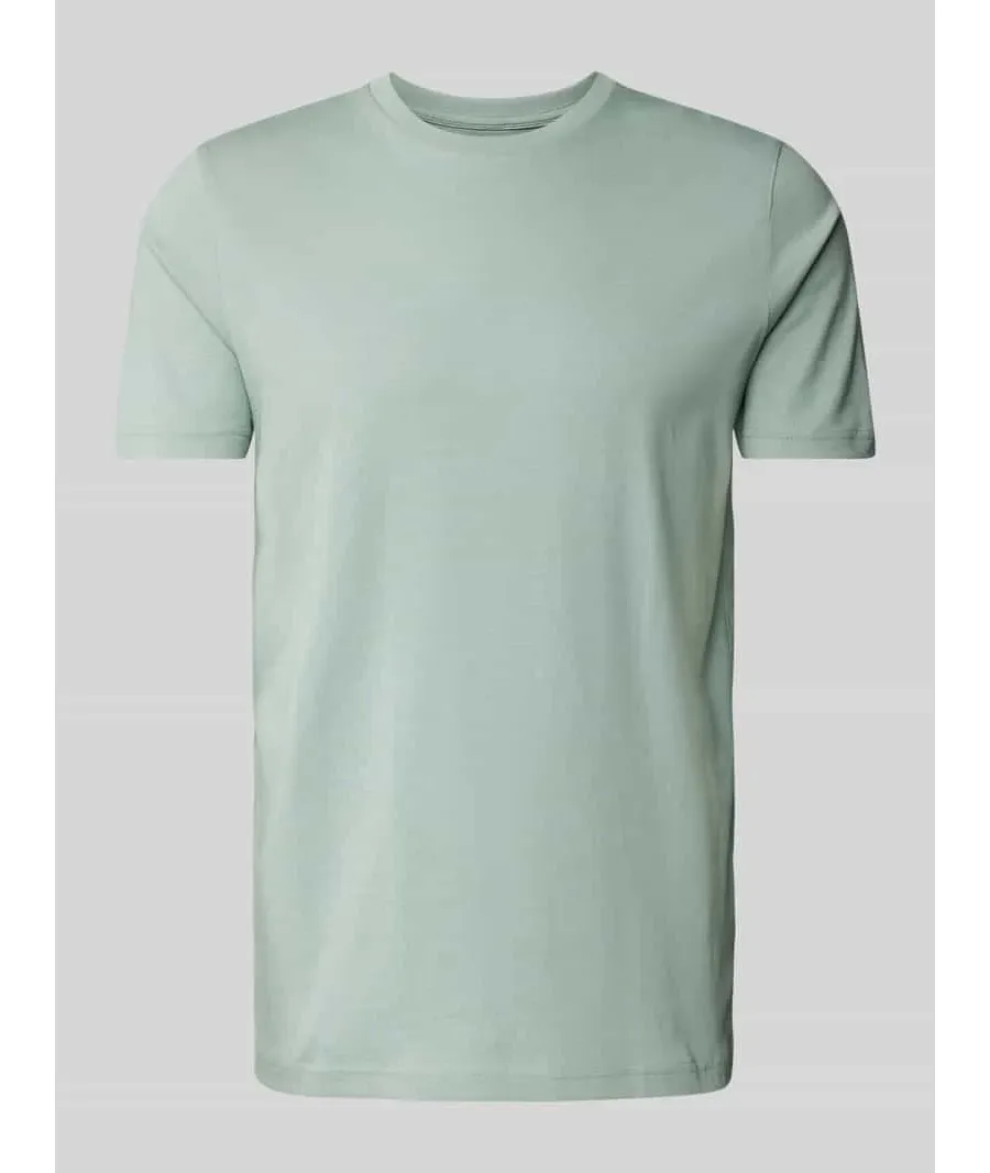 obrazek 1 T-shirt z prążkowanym okrągłym dekoltem