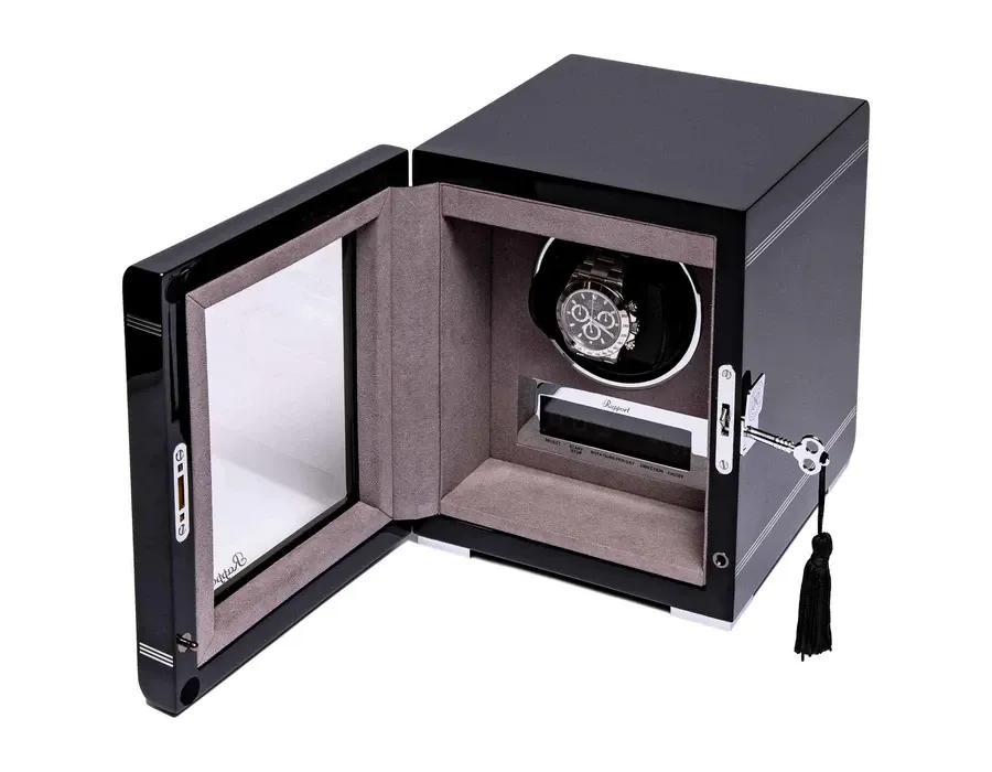 obrazek 5 Rotomat Formula na zegarek w błyszczącym czarnym wykończeniu