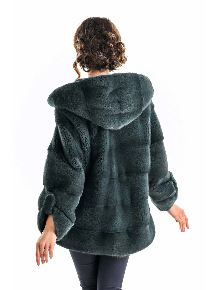 obrazek 3 Luksusowe eleganckie futro z norek - A&A Vesa
