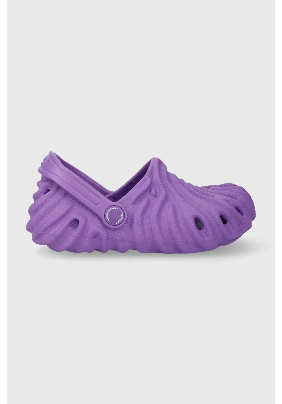 obrazek 1 Crocs klapki dziecięce x salehe bambury damskie kolor fioletowy