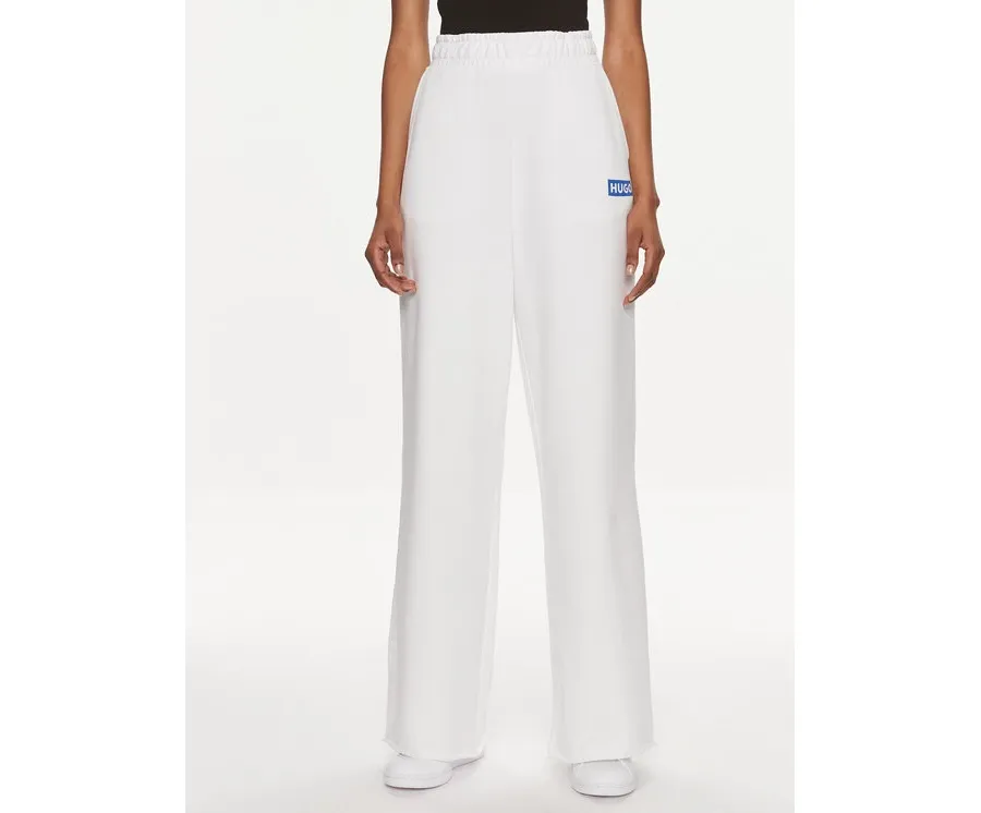 obrazek 1 Hugo Spodnie dresowe Straigh Jogger_B 50515809 Biały Relaxed Fit HUGO