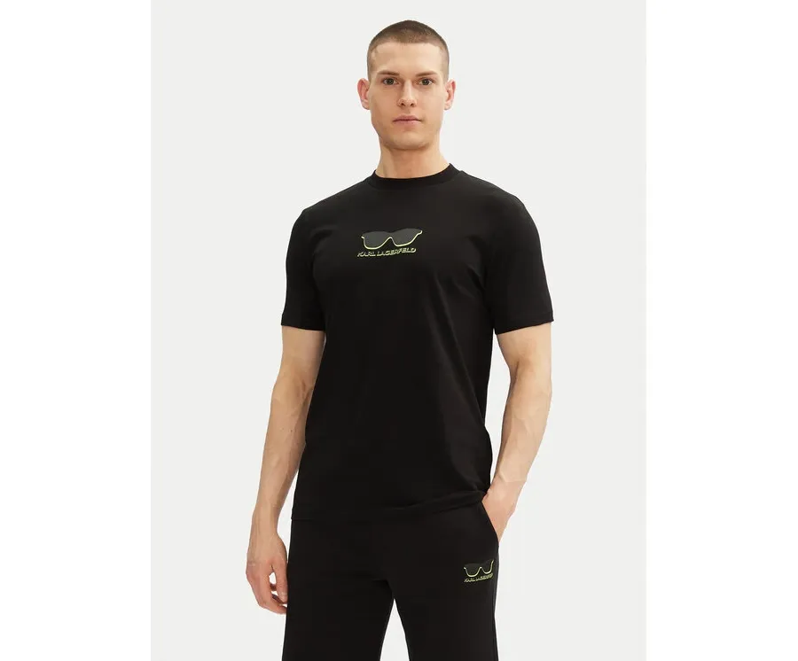 obrazek 1 KARL LAGERFELD T-Shirt 755400 552235 Czarny Regular Fit