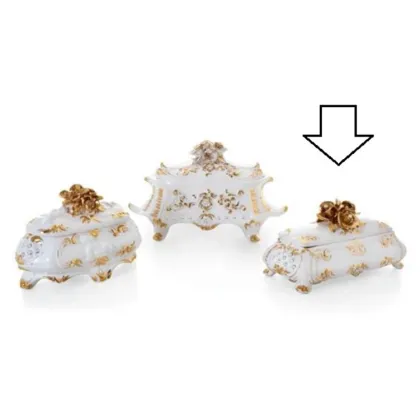 Picture Luxurious ceramic container in baroque style - Ceramiche ML