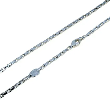Zdjęcie Męski solidny skręcony łańcuszek o długości 50 cm