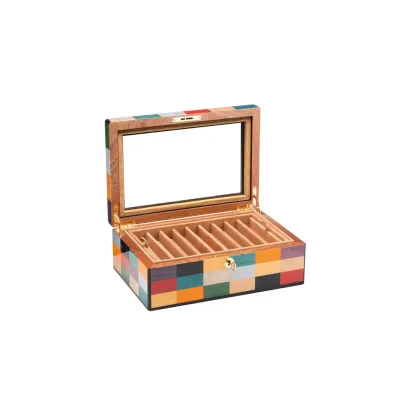 Picture A unique mahogany pen holder