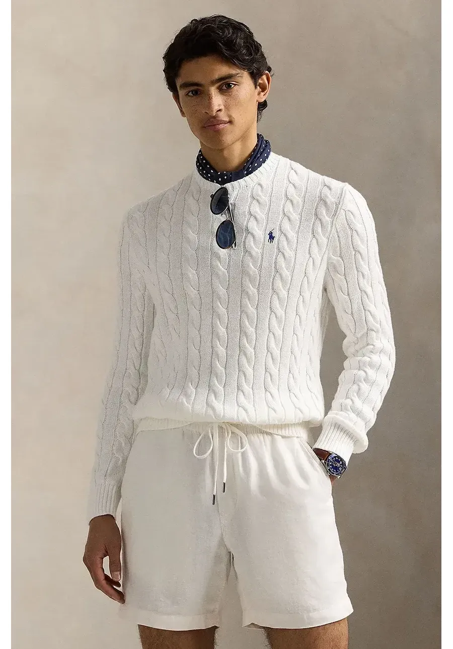 obrazek 1 Polo Ralph Lauren sweter bawełniany kolor biały 710775885