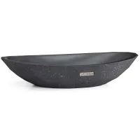 Zdjęcie Elitarna umywalka 60 cm DIAMOND SANDBLASTED – bardzo ciemnoszary, bez dekoru, lakier matowy