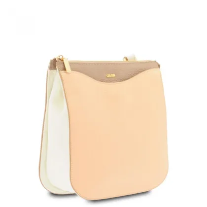 Zdjęcie Elegancka trzykolorowa torebka ze skóry - Giudi