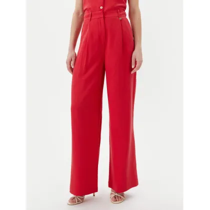 Zdjęcie LOLA CASADEMUNT Spodnie palazzo LS2514010 Czerwony Wide Leg