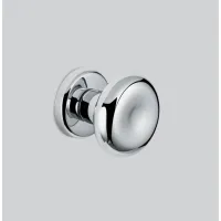 Picture Beautiful chrome-plated Round door knob