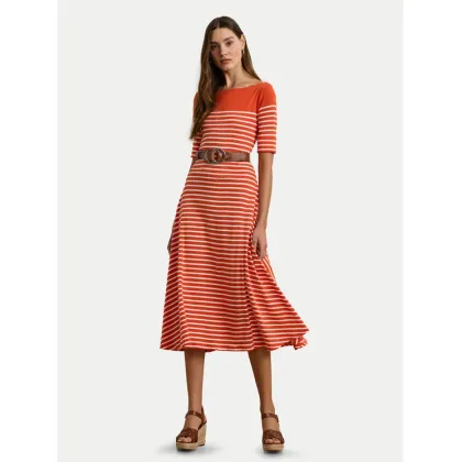 Zdjęcie LAUREN RALPH LAUREN Sukienka codzienna 250957728001 Pomarańczowy Regular Fit