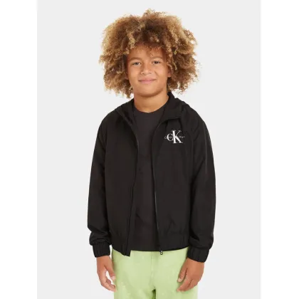 Zdjęcie Calvin Klein Jeans Kurtka przejściowa Monologo Essential IB0IB02091 Czarny Regular Fit