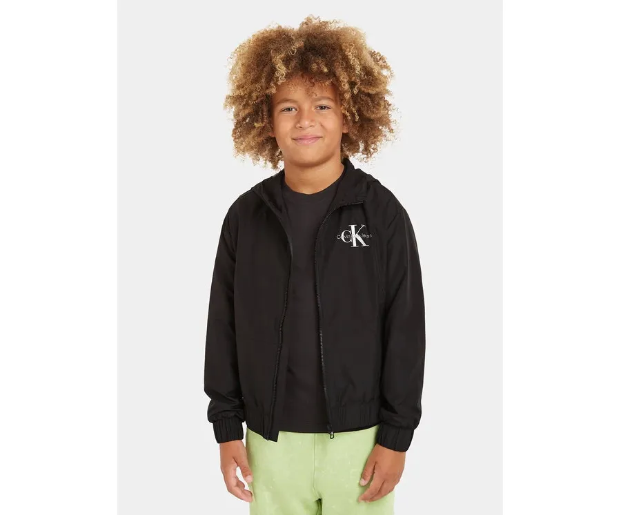 obrazek 1 Calvin Klein Jeans Kurtka przejściowa Monologo Essential IB0IB02091 Czarny Regular Fit
