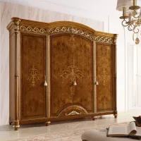 Picture Ludwik's Italian 3-door wardrobe made of walnut