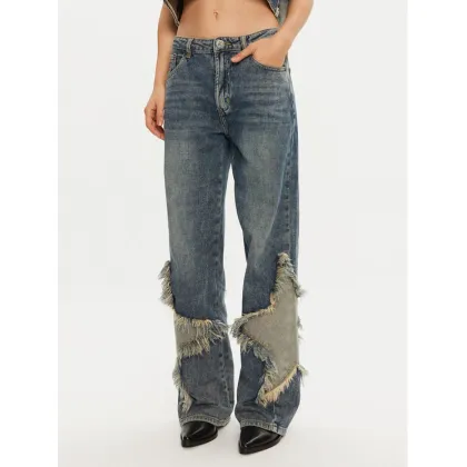 Zdjęcie One Teaspoon Jeansy 26510 Niebieski Wide Leg