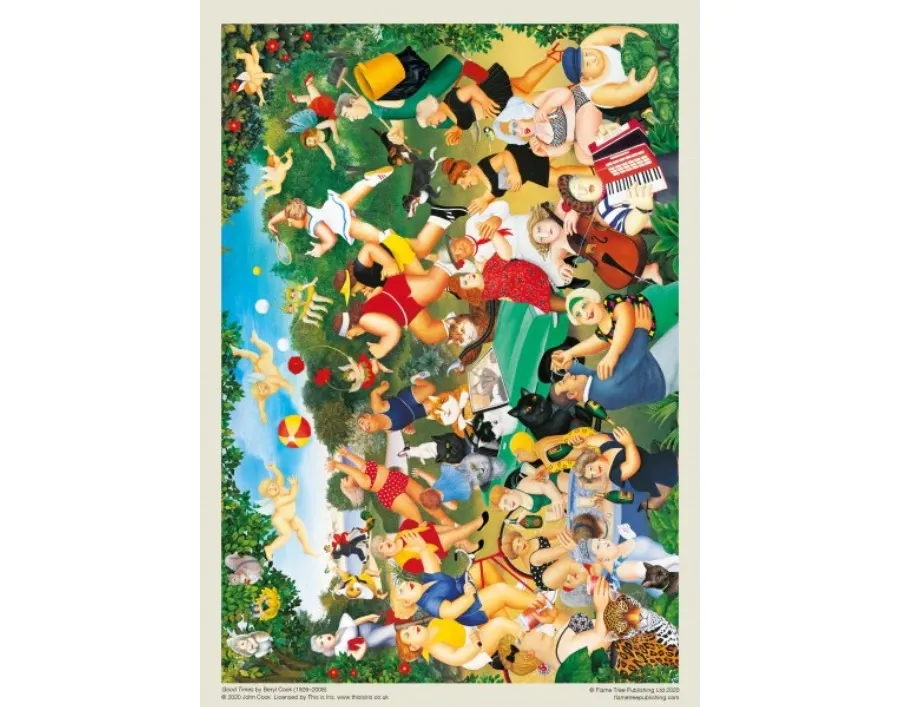 obrazek 3 Puzzle dla dorosłych Beryl Cook: Dobre czasy - Flame Tree Publishing